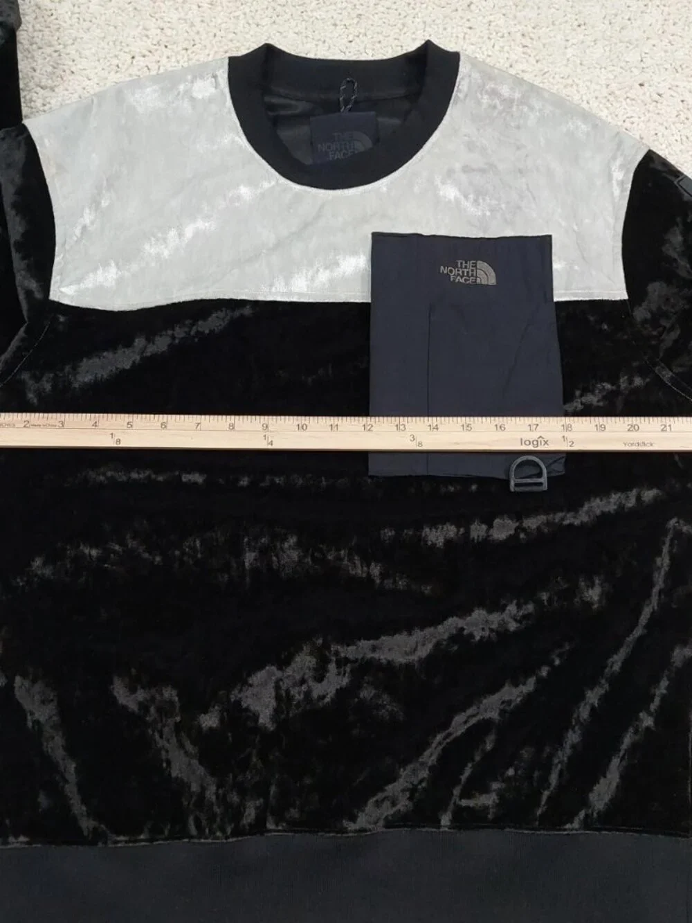 The North Face: Black Series Technical Velvet Crewneck Sweater Long Sleeve. Sz S
